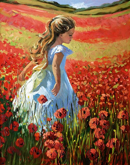 Summer Meadow by Sherree Valentine Daines - Limited Edition on Canvas